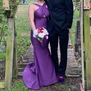 Sherri Hill Purple Prom Dress